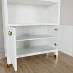 Книжный Стеллаж Elsa Dreams White с задней стенкой варинант исполнения - 3 | Loft Concept в Москве