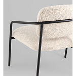 Кресло лаунж Rooney букле белый варинант исполнения - 3 | Loft Concept в Москве