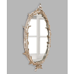 Зеркало овальное с деревянной ветвистой рамой Branched Mirror варинант исполнения - 1 | Loft Concept в Москве