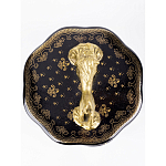 Шкатулка черного цвета с крышкой с фигуркой льва Eden Garden варинант исполнения - 5 | Loft Concept в Москве