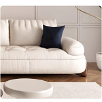 Диван кожаный с каркасом из массива дерева Furniture Medieval варинант исполнения - 4 | Loft Concept в Москве