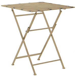 Приставной металлический складной стол Azra Metal Side Table