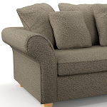 Мебельная ткань Шенилл коричневый цвет 138 см T4-28 варинант исполнения - 4 | Loft Concept в Москве