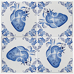 Плитка с узором Мое сердце варинант исполнения - 1 | Loft Concept в Москве