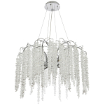 Люстра с хрустальными подвесками Bunch of Crystal Berries Silver Chandelier 8 варинант исполнения - 2 | Loft Concept в Москве