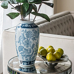 Ваза с синим цветочным орнаментом Blue & White Ornament  варинант исполнения - 4 | Loft Concept в Москве