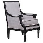 Кресло Harry Armchair black and grey velour варинант исполнения - 1 | Loft Concept в Москве