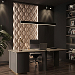 Гипсовая 3D панель с принтографией PM-108 варинант исполнения - 6 | Loft Concept в Москве