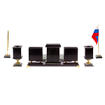 Настольный письменный набор из нефрита на ножках Executive Recruitment варинант исполнения - 5 | Loft Concept в Москве