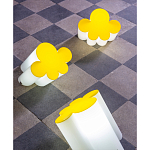 Настольная дизайнерская лампа Poltronova Passiflora Yellow Table Lamp варинант исполнения - 3 | Loft Concept в Москве