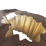 Кофейный стол Burl Exotic tree Coffee Table Black варинант исполнения - 3 | Loft Concept в Москве