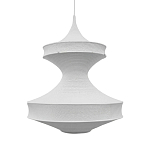 Подвесной вязаный белый светильник «Моника» варинант исполнения - 1 | Loft Concept в Москве