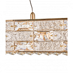 Люстра волнистой формы с текстурной огранкой Reflection of Reality варинант исполнения - 4 | Loft Concept в Москве