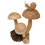 Статуэтка из дерева улитка Animals of the World варинант исполнения - 2 | Loft Concept в Москве