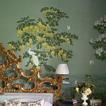 Обои ручная роспись Harpsden blue варинант исполнения - 4 | Loft Concept в Москве