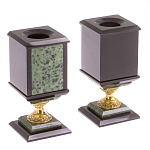 Настольный канцелярский набор из нефрита Apollo варинант исполнения - 4 | Loft Concept в Москве