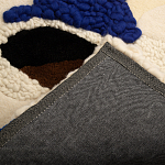 Ковер ручной работы Electric blue and popcorn варинант исполнения - 8 | Loft Concept в Москве