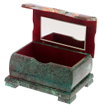 Шкатулка с мозаикой из натуральных камней Stone Casket варинант исполнения - 2 | Loft Concept в Москве