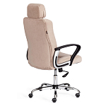 Кресло компьютерное City Chair хром флок варинант исполнения - 3 | Loft Concept в Москве