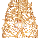 Подвесной светильник золотой в виде кораллов Coral Decor варинант исполнения - 1 | Loft Concept в Москве