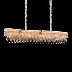 Люстра волнистой формы с каскадом из прозрачного хрусталя Constant Sparks варинант исполнения - 4 | Loft Concept в Москве