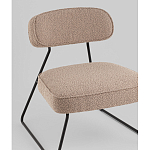 Кресло лаунж Kate букле капучино варинант исполнения - 2 | Loft Concept в Москве