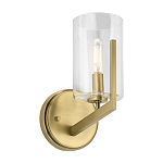 Бра с прозрачным плафоном в форме цилиндра Kichler варинант исполнения - 1 | Loft Concept в Москве