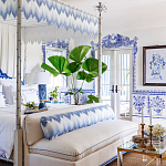 Обои ручная роспись Porto by Alessandra Branca Original colourway on dyed paper варинант исполнения - 1 | Loft Concept в Москве