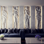 Барельеф FOUNTAIN OF INNOCENTS варинант исполнения - 1 | Loft Concept в Москве