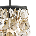 Подвесной светильник с подвесками из устричных раковин Sea Ravens варинант исполнения - 1 | Loft Concept в Москве