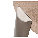 Столик журнальный круглый со светлым шпоном Light Veneer Table варинант исполнения - 3 | Loft Concept в Москве