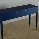 Туалетный стол - Трельяж Elsa Dreams Blue 120 см варинант исполнения - 4 | Loft Concept в Москве