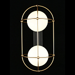 Бра настенное с 2 белыми плафонами Karina варинант исполнения - 1 | Loft Concept в Москве