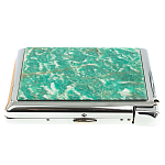 Портсигар с газовой зажигалкой из натурального камня Амазонит Stone Cigarettes Cases варинант исполнения - 10 | Loft Concept в Москве