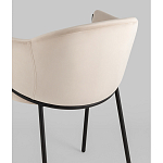 Стул Brace велюр молочный варинант исполнения - 3 | Loft Concept в Москве