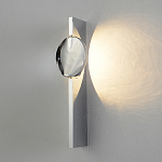 Бра с круглым зеркальным диском на прямоугольном соновании Reflection Circle Glow варинант исполнения - 5 | Loft Concept в Москве