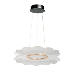 Люстра с прозрачным волнистым плафоном в форме цветка Ethereal Bloom варинант исполнения - 2 | Loft Concept в Москве