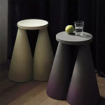 Дизайнерский журнальный стол на 2-х конусообразных ножках Epykopy варинант исполнения - 4 | Loft Concept в Москве