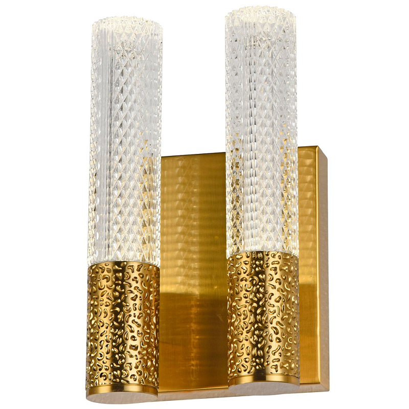      Dew Drops Tube Duo Brass Wall Lamp     | Loft Concept 