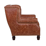 Кожаное кресло James Brown Leather Armchair варинант исполнения - 2 | Loft Concept в Москве
