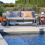 Садовый диван на каркасе из алюминия Petro варинант исполнения - 8 | Loft Concept в Москве