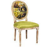 Стул из натурального бука с цветочным принтом Impressionism in Color варинант исполнения - 2 | Loft Concept в Москве