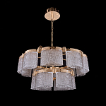 Люстра двухъярусная с текстурными овальными абажурами Splendor Palace Style варинант исполнения - 3 | Loft Concept в Москве