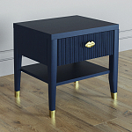 Прикроватная тумбочка с ящиком Elsa Dreams Blue варинант исполнения - 1 | Loft Concept в Москве