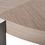 Столик журнальный с низкой круглой столешницей Wood Grain варинант исполнения - 1 | Loft Concept в Москве