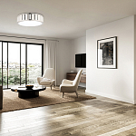 Потолочный светильник с гофрированным абажуром цвета графит Millennium варинант исполнения - 3 | Loft Concept в Москве