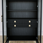 Дизайнерский шкаф витрина Elsa Dreams Black с 4-мя ящиками варинант исполнения - 6 | Loft Concept в Москве