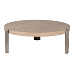 Столик журнальный круглый со светлым шпоном Light Veneer Table варинант исполнения - 5 | Loft Concept в Москве