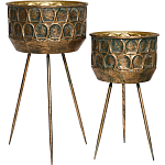 Железное кашпо Boston варинант исполнения - 1 | Loft Concept в Москве