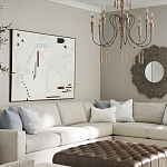 Люстра с состаренными резными элементами Big Graceful Profile варинант исполнения - 5 | Loft Concept в Москве